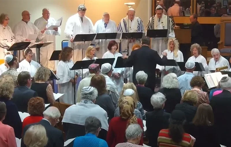 high holy day choir singing on yom kippur