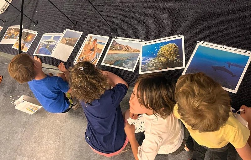 religious school learning about the dead sea
