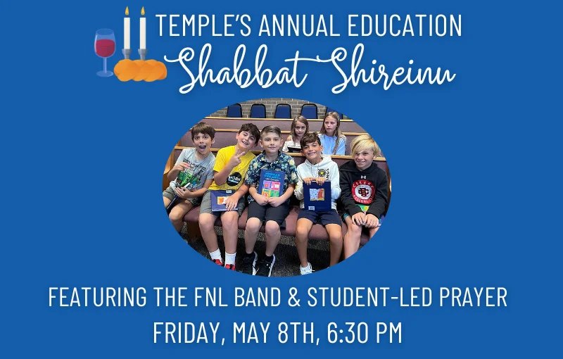 Education Shabbat with our FNL Band
