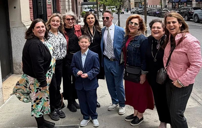 rabbi bell with family and friends