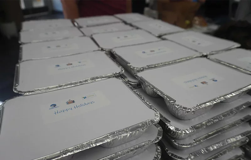 mitzvah day food trays