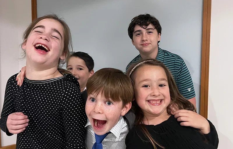 religious school kids being silly