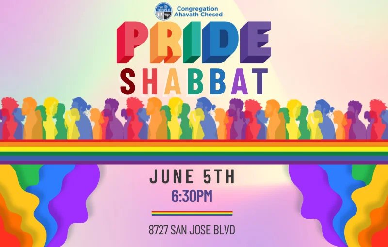 Pride Shabbat Services - Sarah Fraden & William Harrison Aufruf